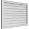 Ekena Millwork Vertical Surface Mount PVC Gable Vnt: Non-Functional, w/2"W x 1-1/2"H, Brickmould Frame, 42"W x 28"H GVPVE42X2802SN - alternate 2
